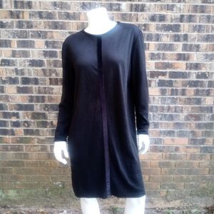 Lemmie black long sleeve night grown